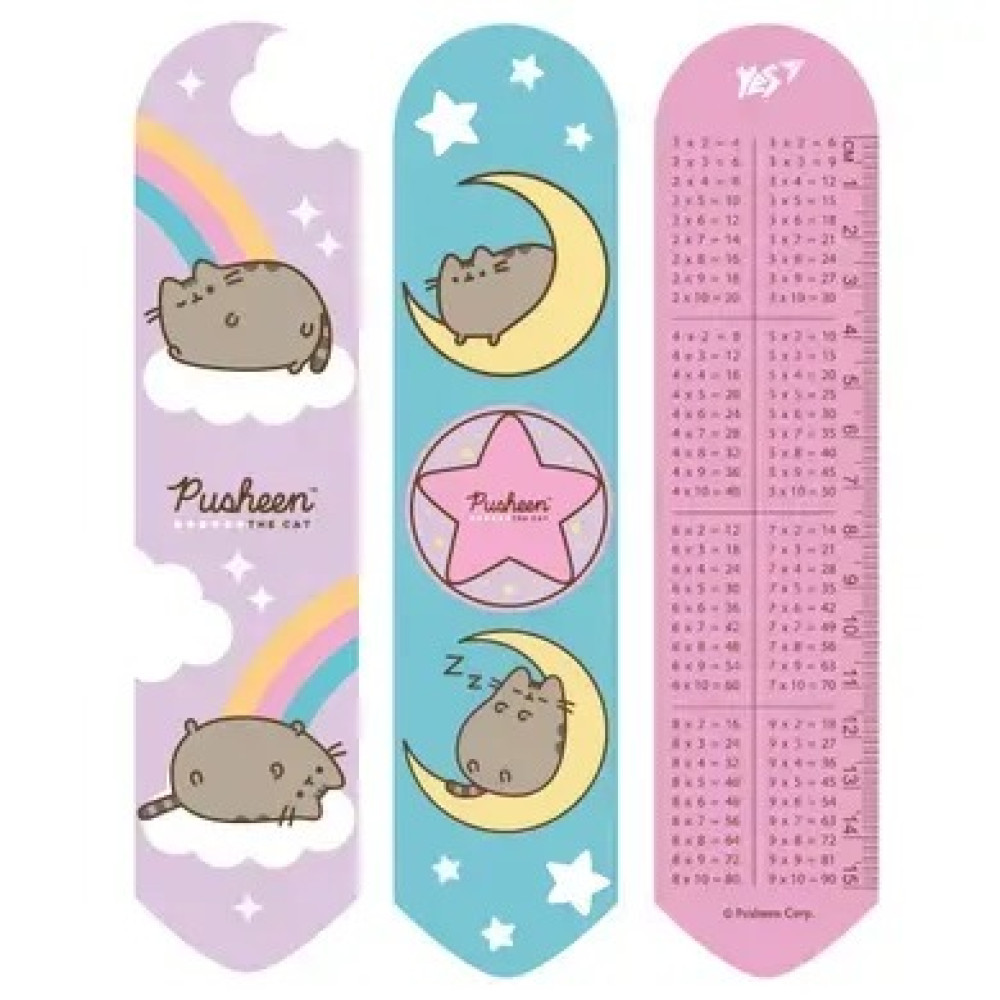Закладинка 2D Yes "Pusheen rainbow"