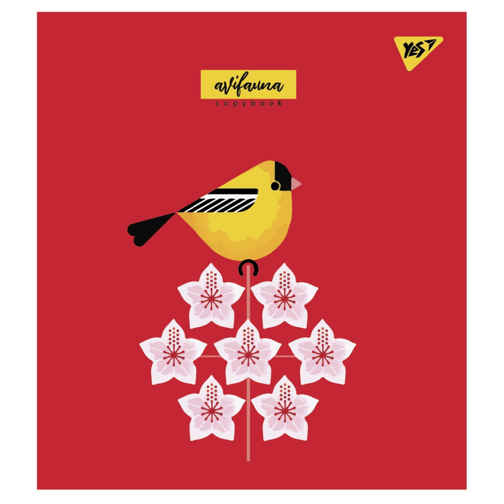 Зошит для записів Avifauna А5 12 арк лінія YES - 0