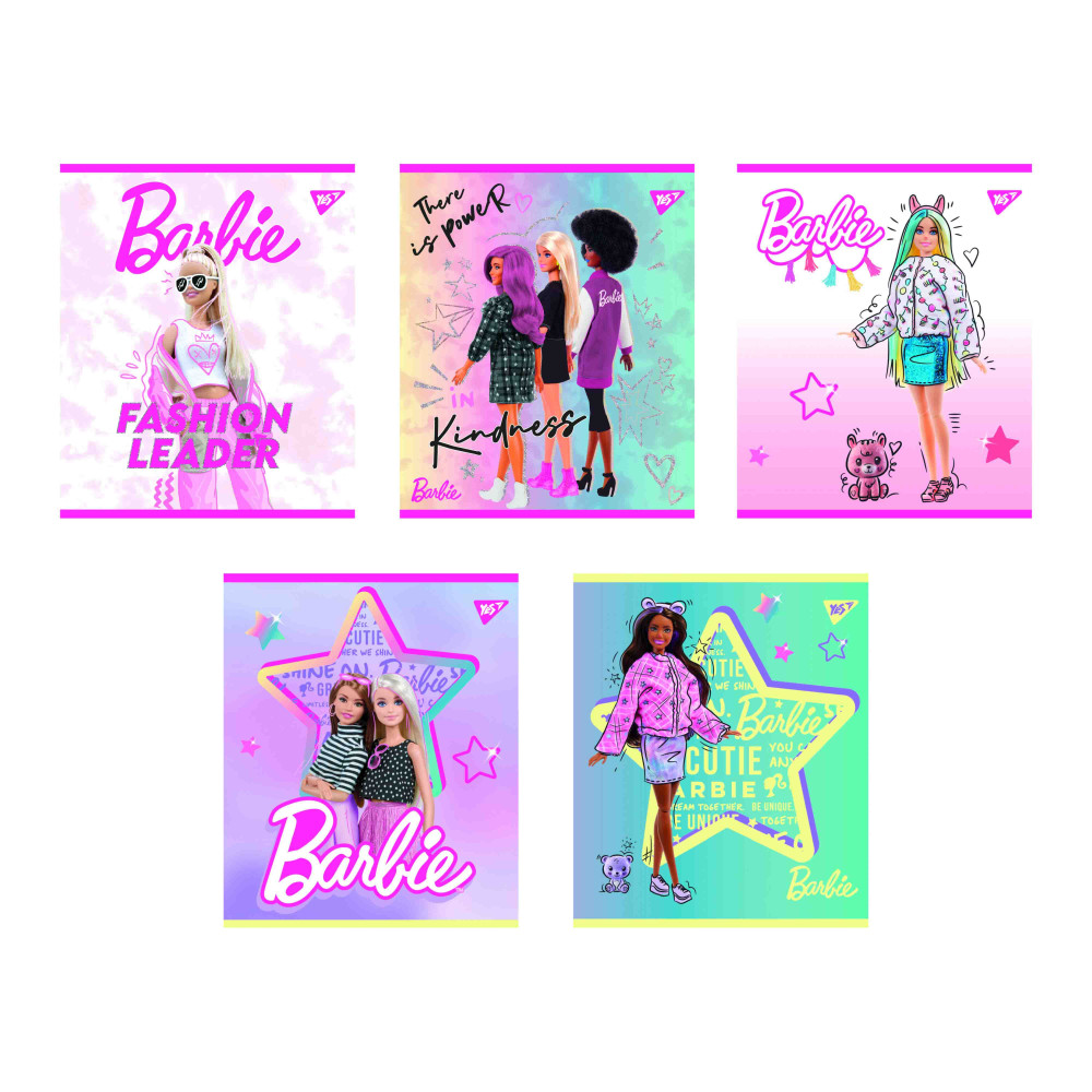 Зошит для записів Barbie А5 12 арк лінія YES