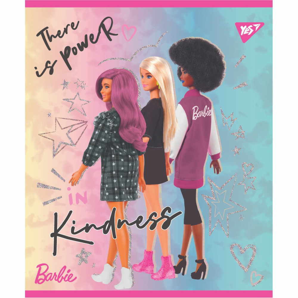 Зошит для записів Barbie А5 12 арк лінія YES - 1
