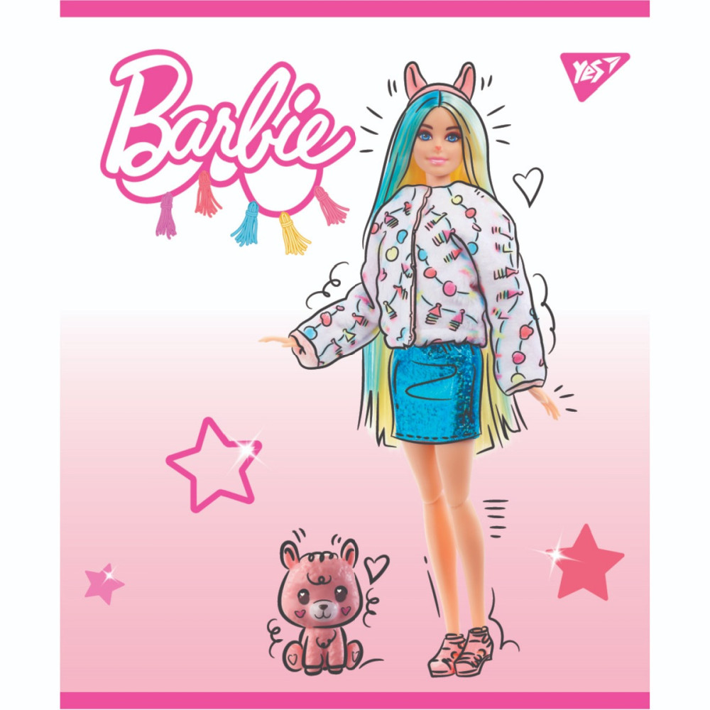 Зошит для записів Barbie А5 12 арк лінія YES - 2