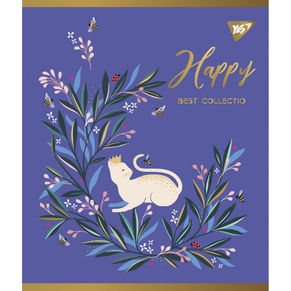 Зошит для записів Happy А5 96 аркушів клітинка YES - 2