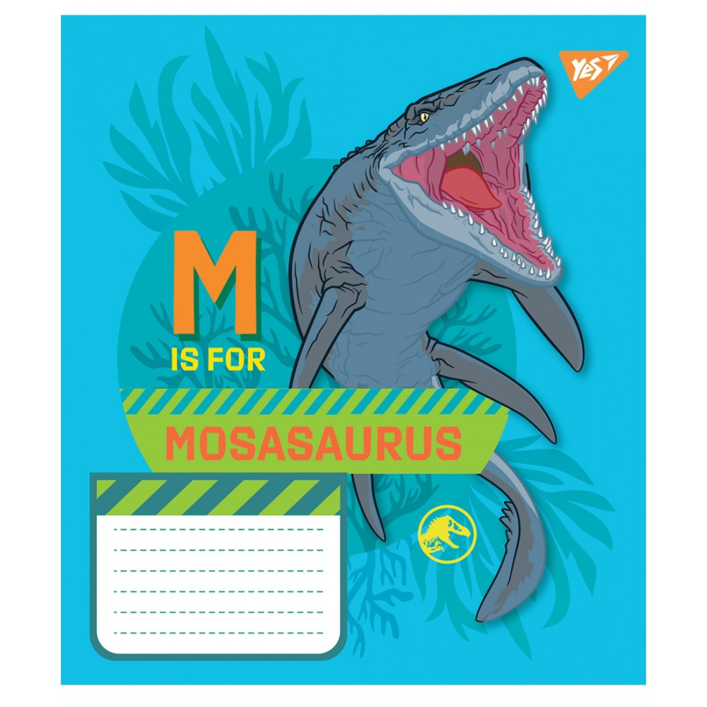 Зошит для записів Jurassic World А5 12 арк коса лінія YES - 3