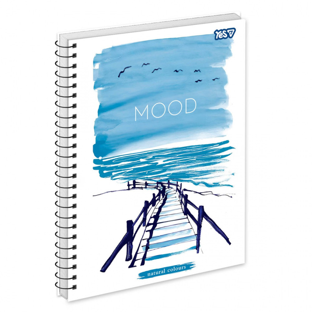 Зошит для записів Mood А4/80 арк спіраль ВДЛ Yes