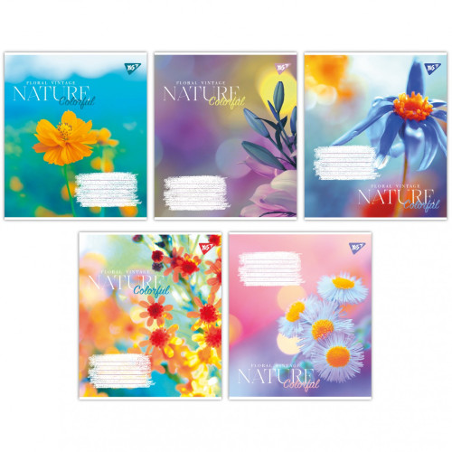 Зошит для записів Nature colorful А5 60 арк клітинка Yes - 88