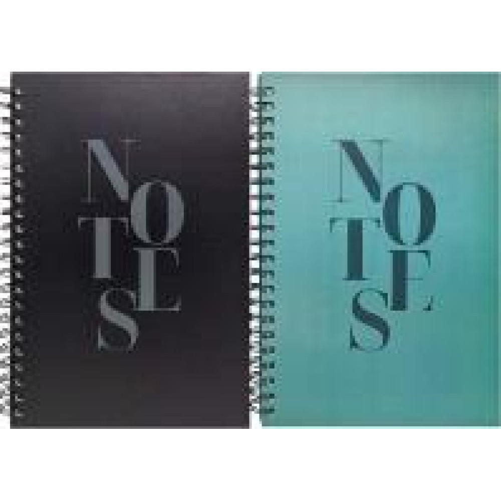 Зошит на спіралі А4/100арк тверда обкл. "Notes" 80г/м2 2в