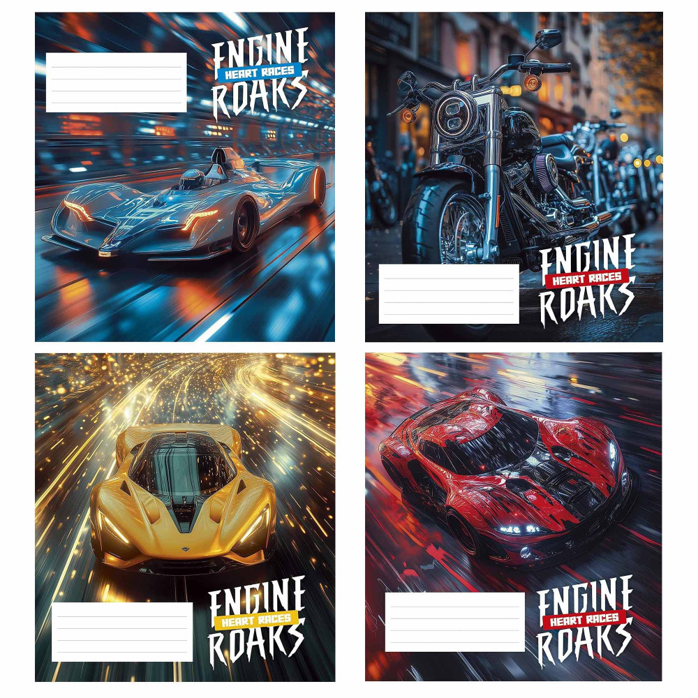 Зошит шкільний Школярик 36 аркушів клітинка (036-3520K) - 0