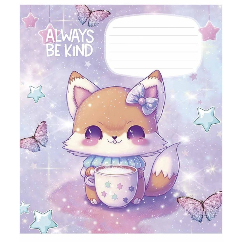 Зошит учнівський Be Kind 12 арк у лінію глiтер Школярик - 4