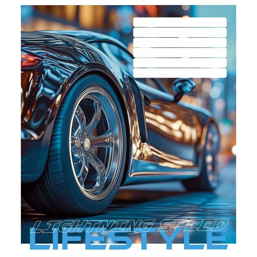 Зошит учнівський Lifestyle 24 арк у лінію ВД-лак Школяри - 2