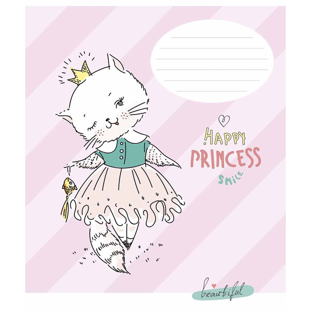 Зошит учнівський Princess 12 арк у лінію глiтер Star - 1