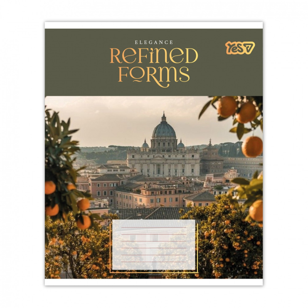 Зошит учнівський Refined forms А5 48 клітинка YES - 1