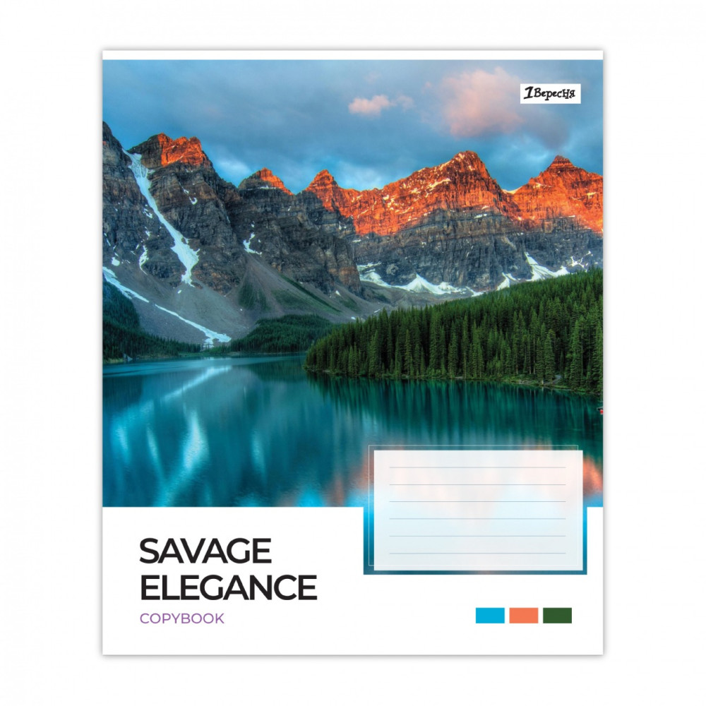 Зошит учнівський Savage elegance А5 48 клітинка 1Вересня - 0