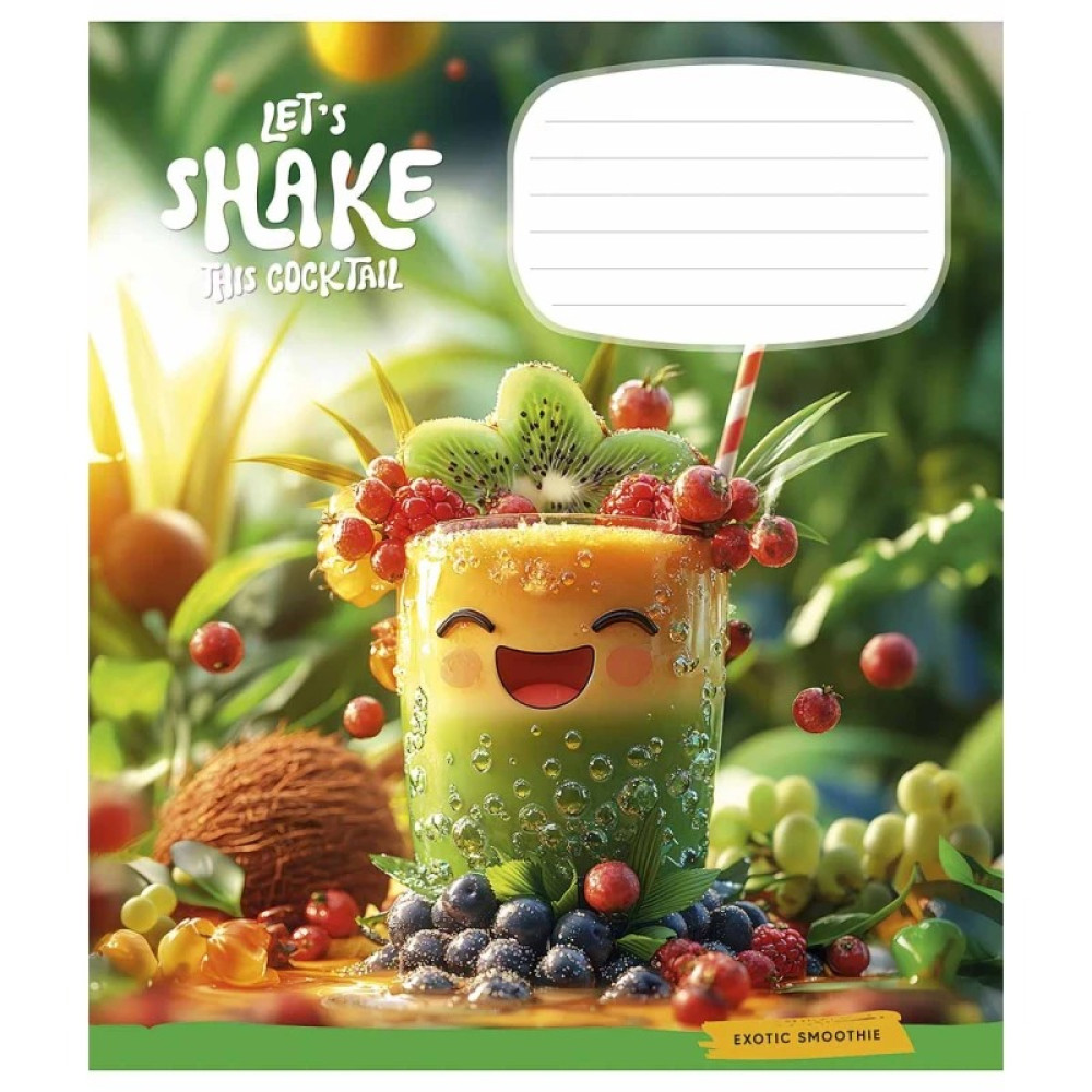 Зошит учнівський Shake 12 арк у клітинку  ВД-лак Школярик - 4