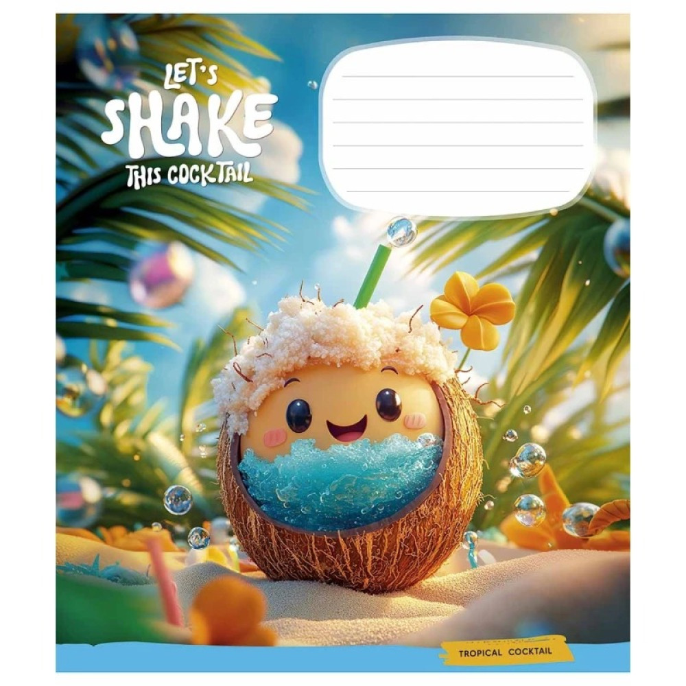 Зошит учнівський Shake 12 арк у клітинку  ВД-лак Школярик - 3