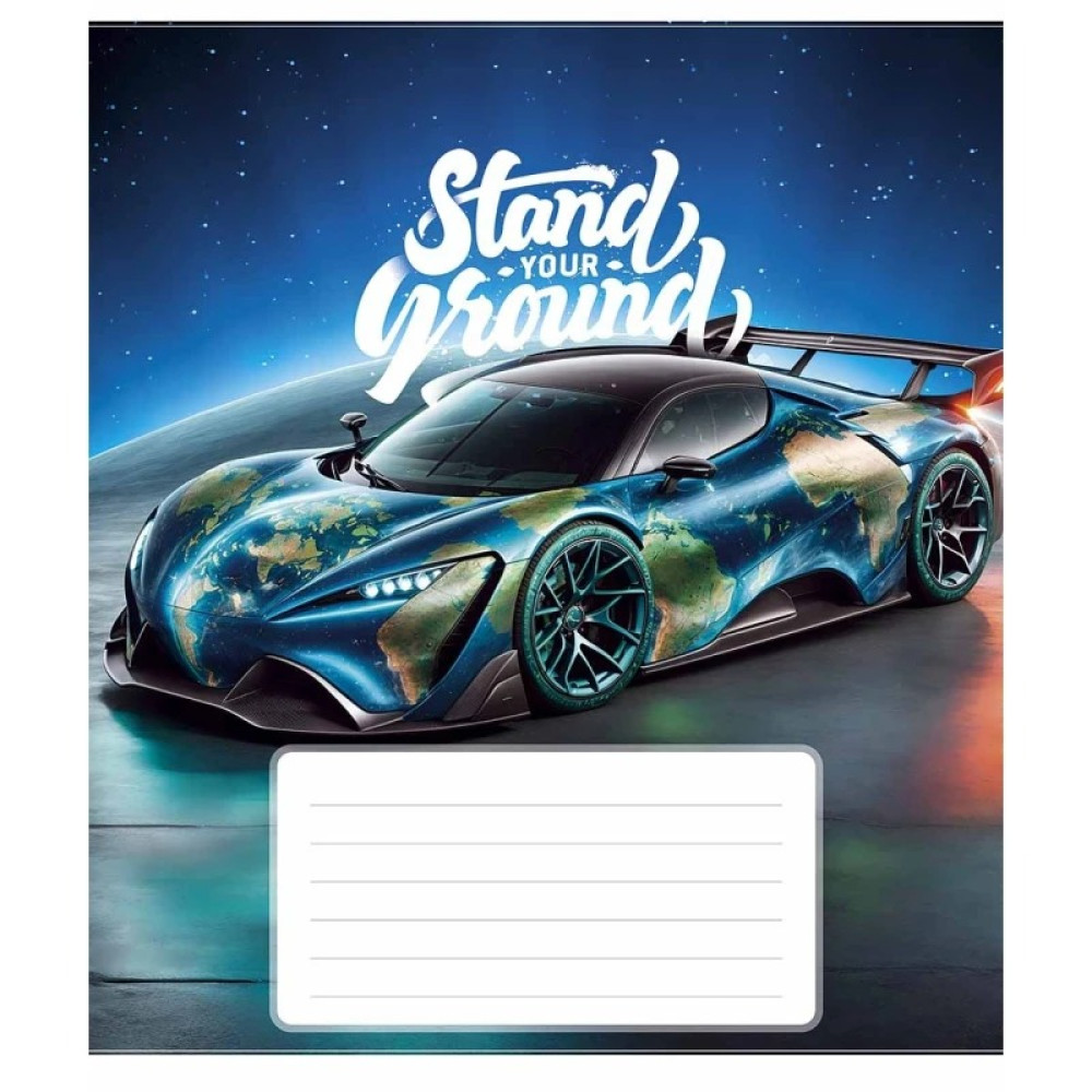 Зошит учнівський Stand 18 арк у лінію ВД-лак Школярик - 1