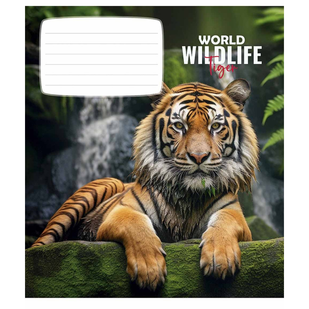 Зошит учнівський Wildlife 24 арк у клітинку ВД-лак Школярик - 2