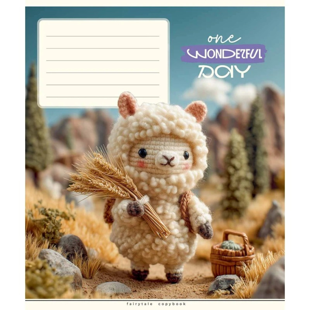 Зошит учнівський Wonderfull 12 арк у клітинку ВД Школярик - 2