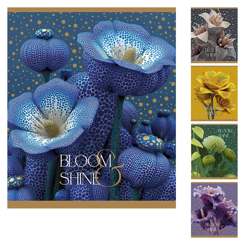 Зошит загальний Bloom&Shine 48 арк у лінію глiтер Школярик