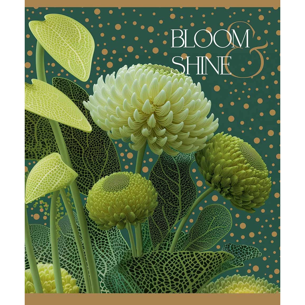 Зошит загальний Bloom&Shine 48 арк у лінію глiтер Школярик - 1