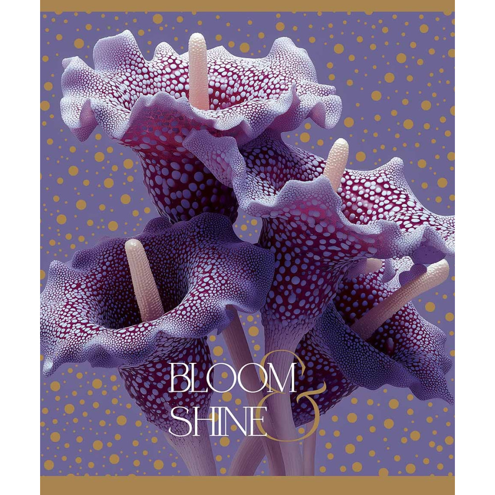 Зошит загальний Bloom&Shine 48 арк у лінію глiтер Школярик - 2