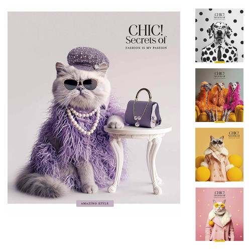 Зошит загальний Chic!, 36 арк у клітинку УФ-лак Школярик