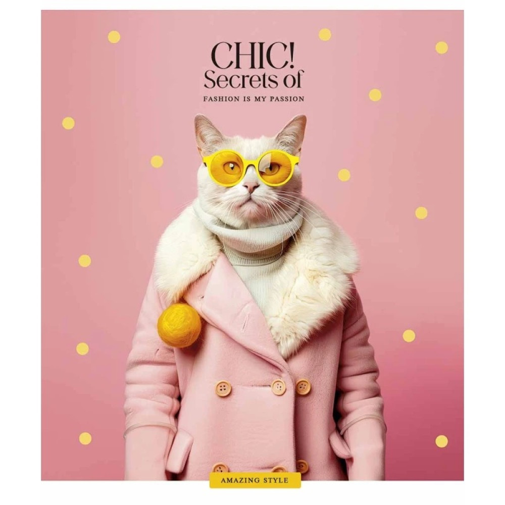 Зошит загальний Chic!, 36 арк у клітинку УФ-лак Школярик - 3