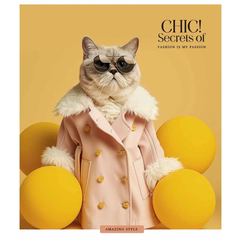 Зошит загальний Chic!, 36 арк у клітинку УФ-лак Школярик - 2