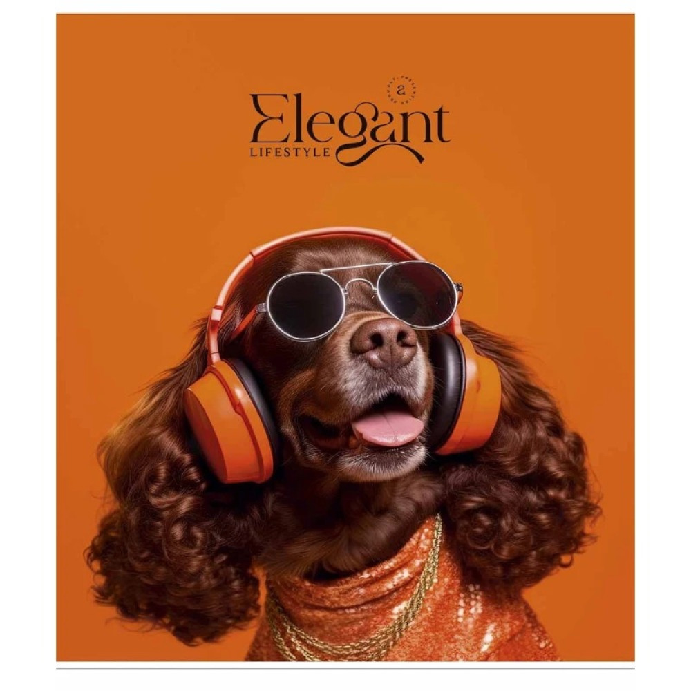 Зошит загальний Elegant 48 арк у клітинку УФ-лак Школярик - 1