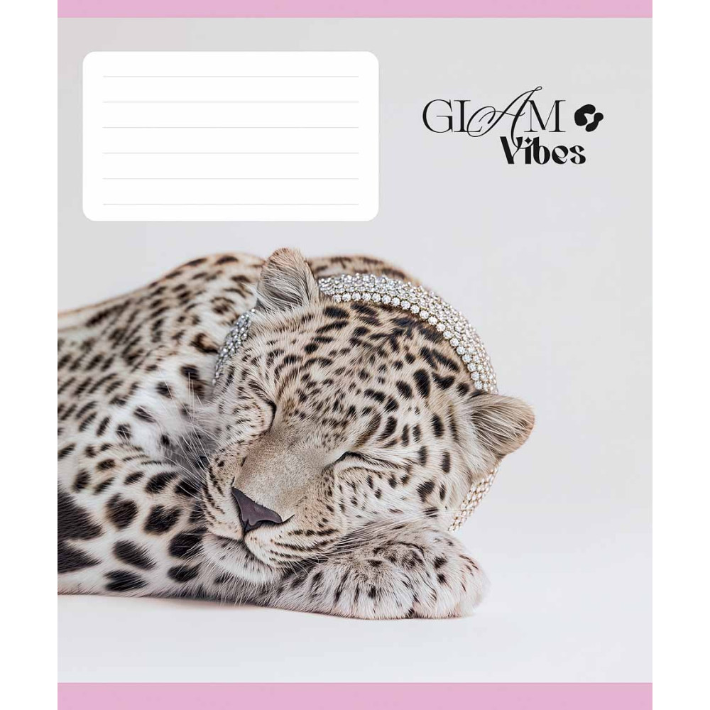 Зошит загальний Glam 48 арк у лінію УФ-лак Школярик - 4