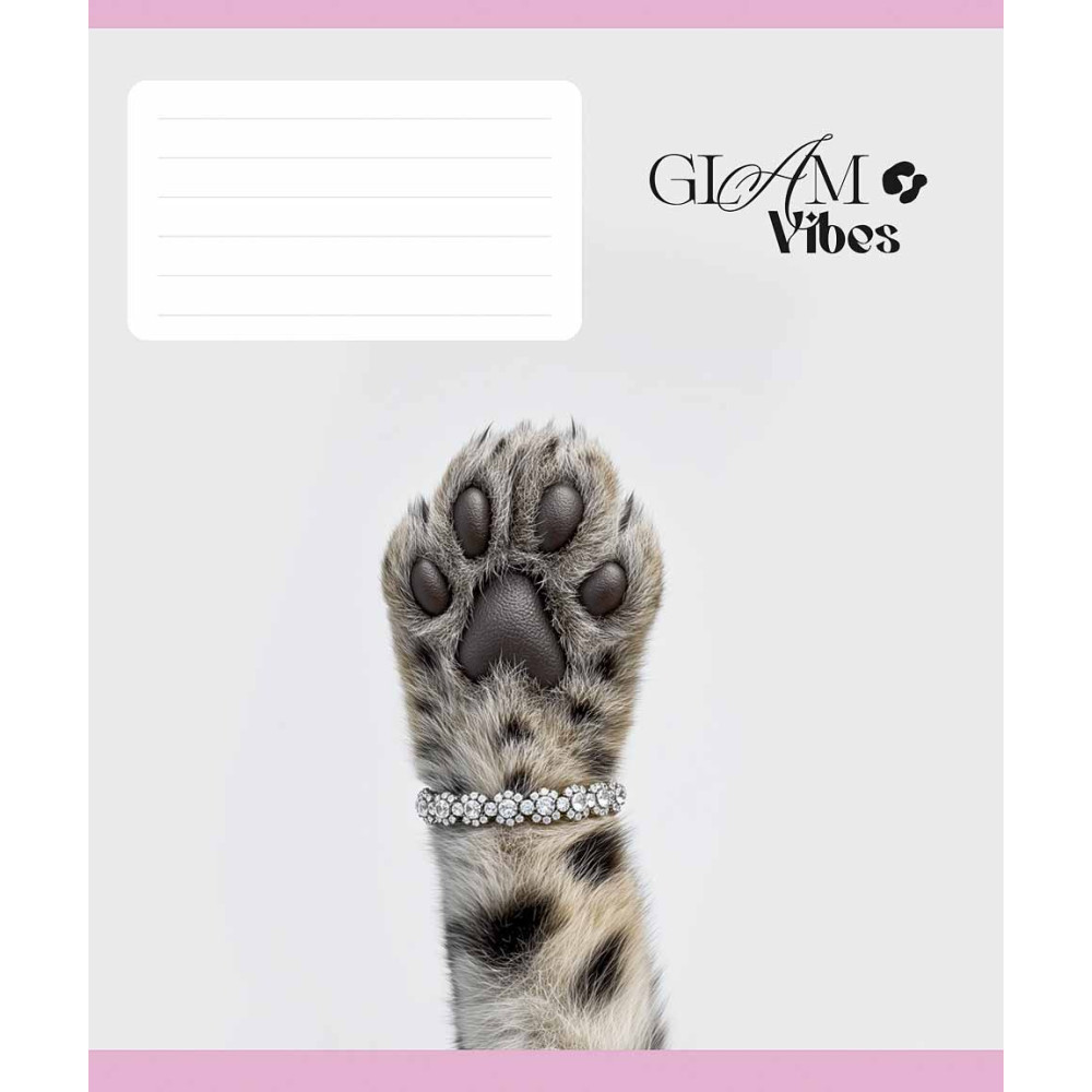Зошит загальний Glam Vibes, 36 арк у лінію УФ-лак Школярик - 3