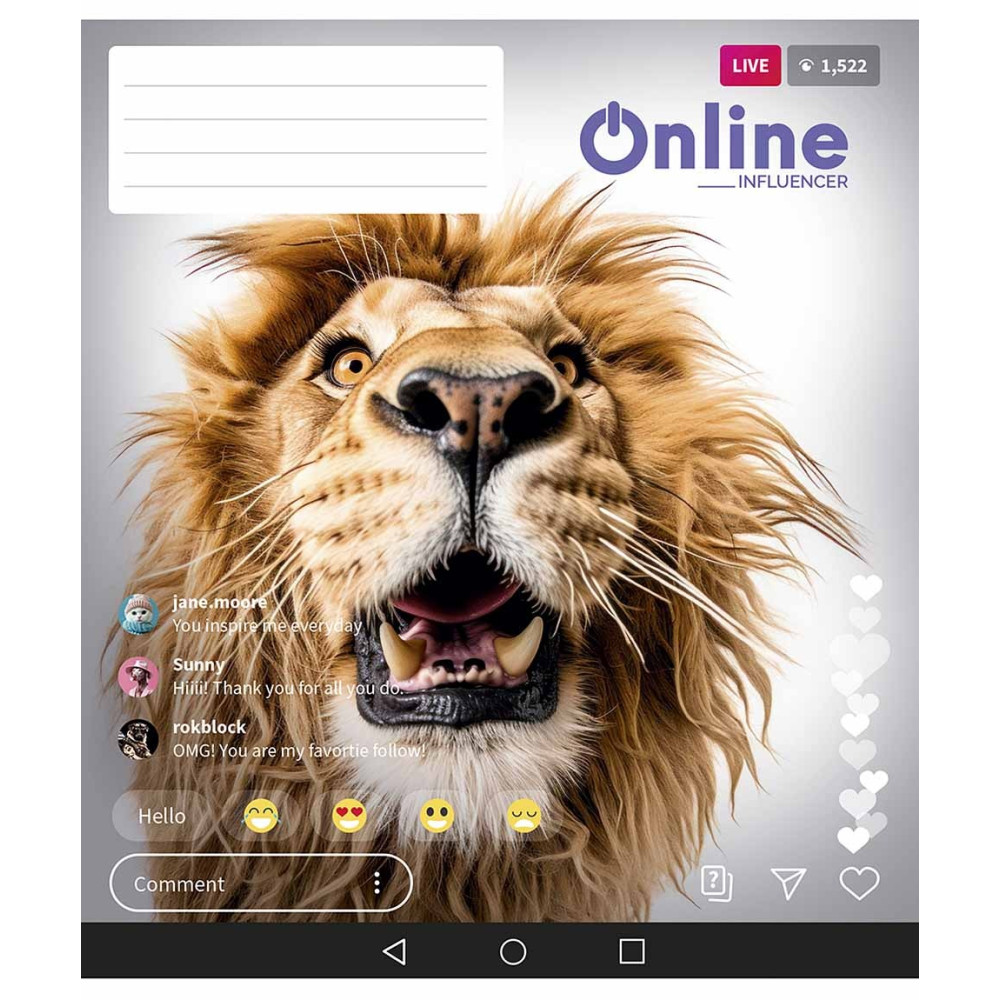 Зошит загальний Online 48 арк у лінію ВД-лак Школярик - 3