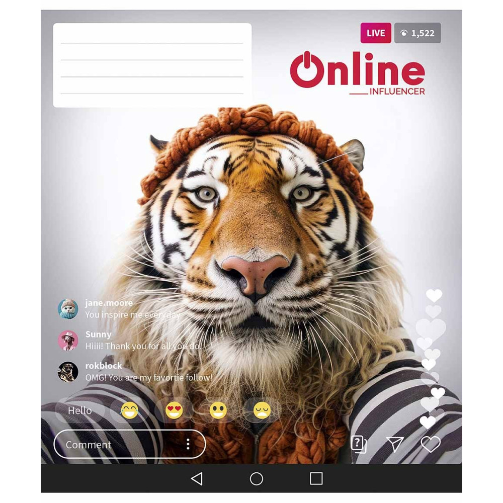 Зошит загальний Online 48 арк у лінію ВД-лак Школярик - 4