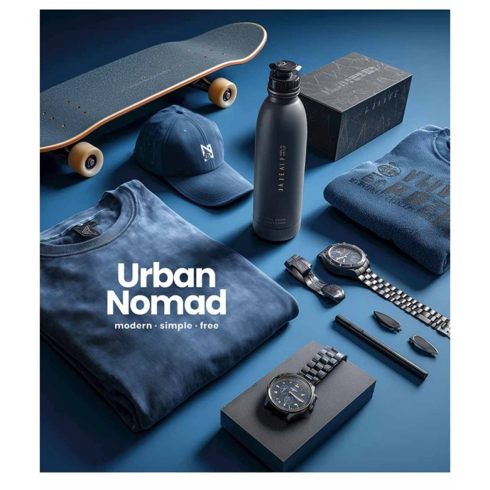 Зошит загальний Urban Nomad 60 арк у клітинку УФ Школярик - 1
