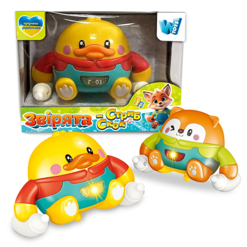Звірята "Стриб-скок" 14506 "WToys", ОЗВУЧУВАННЯ УКРАЇНСЬКОЮ